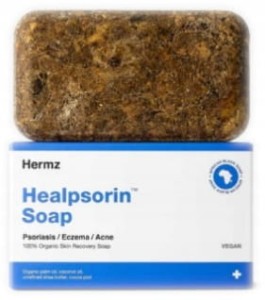 HERMZ HEALPSORIN AFRYKAŃSKIE CZARNE MYDŁO 100g