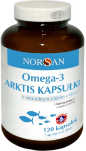 NORSAN OMEGA-3 ARKTIS OLEJ Z DORSZA ATLANTYCKIEGO KAPSUŁKI