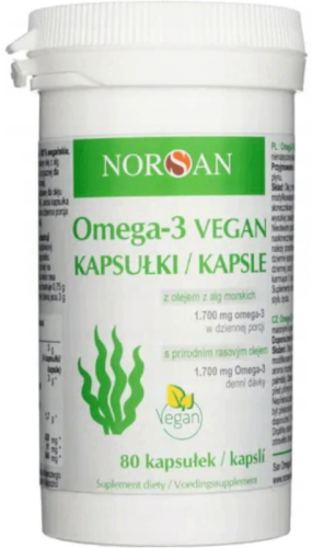Norsan Omega-3 Vegan Kapsułki