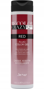 BE HAIR BE COLOR CRAZY RED