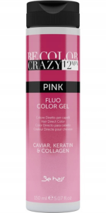 BE HAIR BE COLOR CRAZY PINK